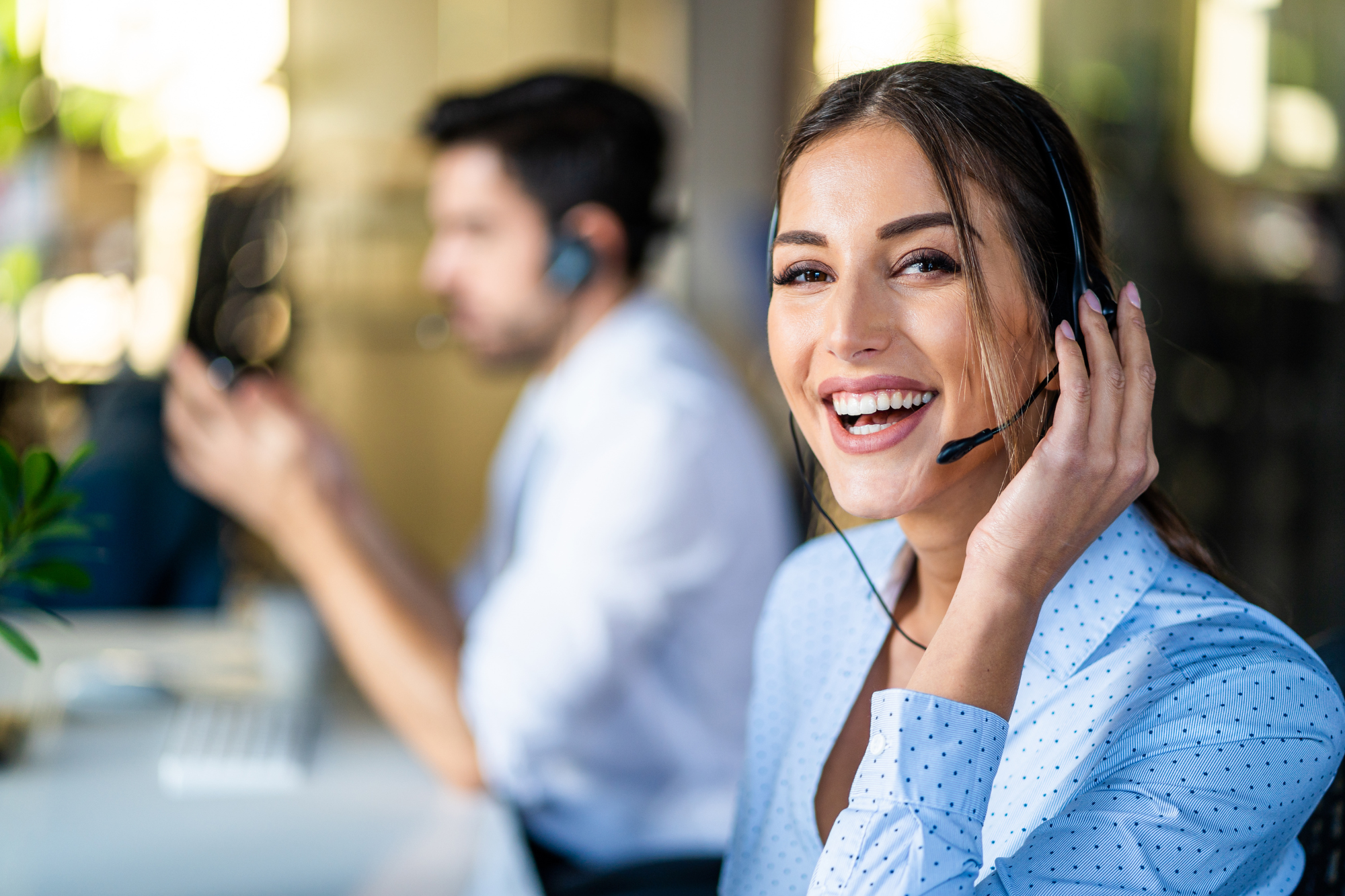A small business owner receiving IT support remotely, with cost-effective solutions and high service levels