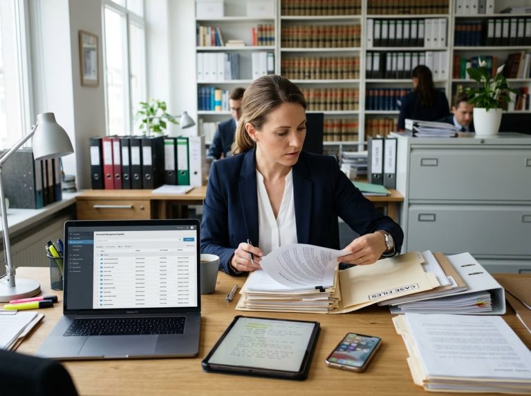 Law Firm Document Management: Securing Client Files and Collaboration in NYC Practices Law firm professionals organizing and securing client files with law firm document management.